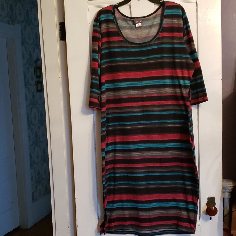 Striped Sweater Dress